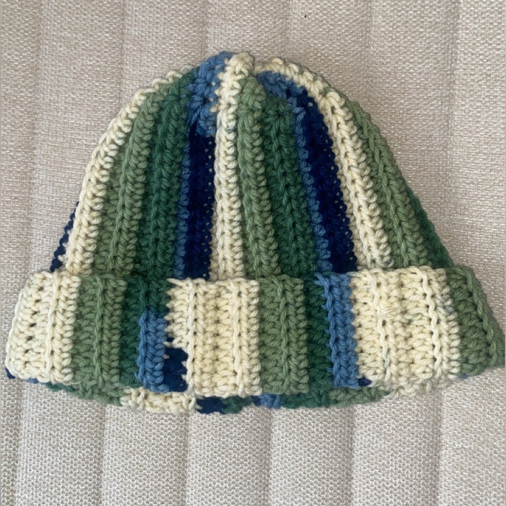 CROCHET Classic Ribbed Beanie UNISEX (Made to Order)